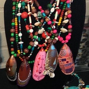 Multiple necklaces!